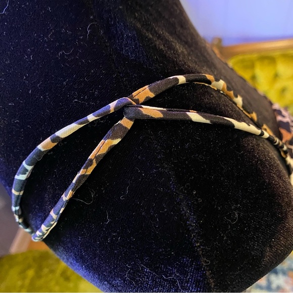 ❌SOLD🏷️Vintage 70s Vanity Fair Leopard Print Slip Dress Size 36 - Picture 5 of 9